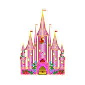 Sleeping Beautys Castle Clipart Cartoon Pink Castle   Clipart