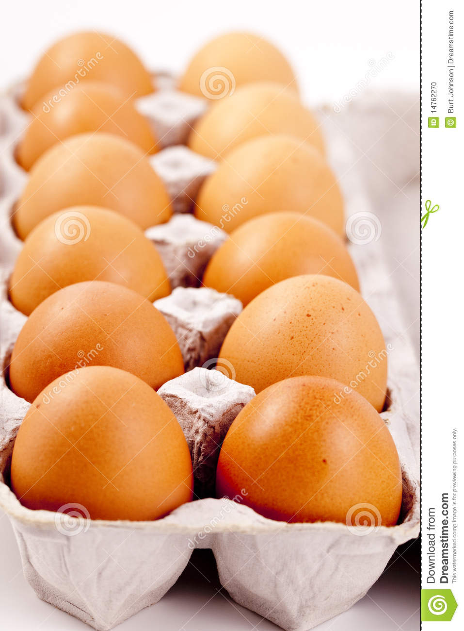 Stock Photo  Carton Of Brown Eggs  Image  14762270