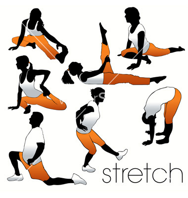 Stretching People Vector By Kaludov   Image  514817   Vectorstock