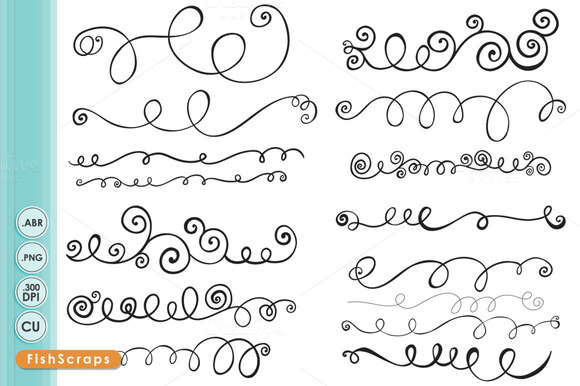 Swirl Paragraph Divider   Designtube   Creative Design Content