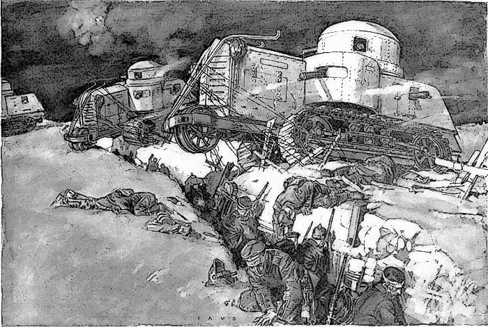 Ww1 Scene Tank 1916    World History Warfare Ww1 Ww1 Scene Tank 1916