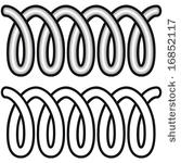 Art Illustration In Black And White  A Coil