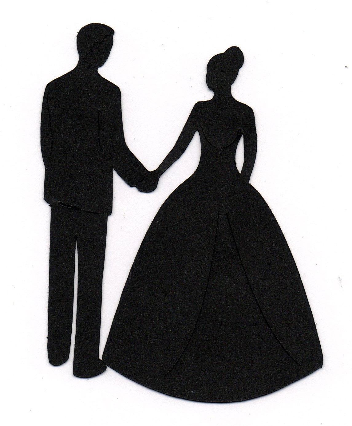 Bride And Groom Silhouette Clip Art   Cliparts Co