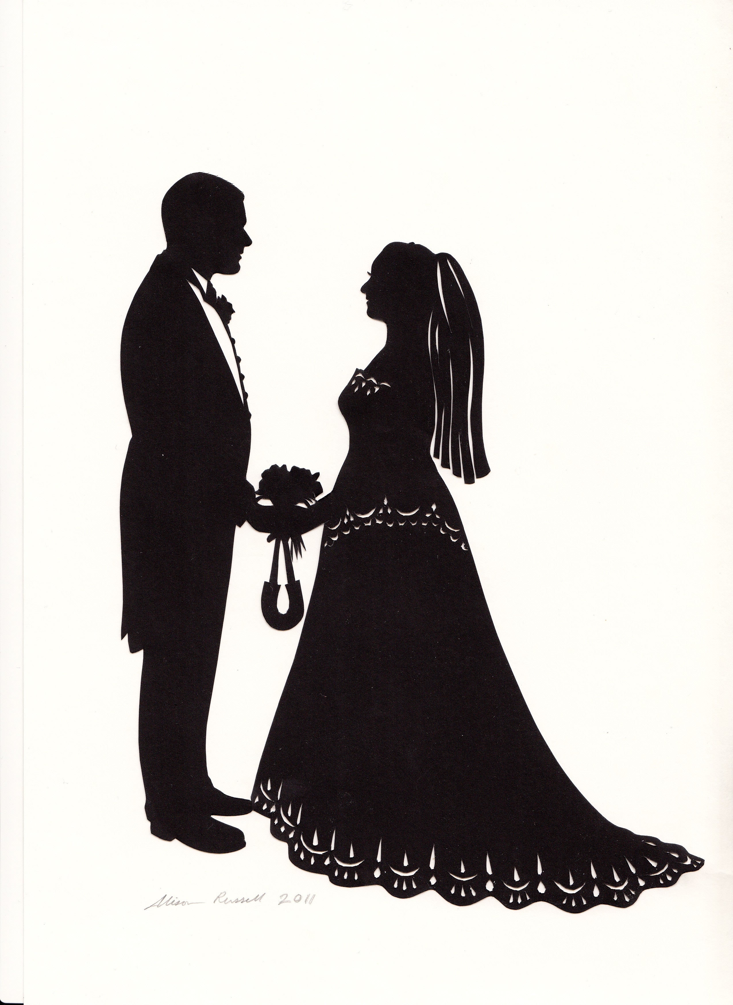Bride Silhouette Png Bride And Groo Pics For Bride