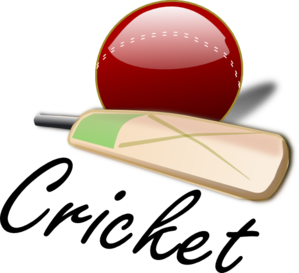 Cricket Bat And Ball Clip Art At Clker Com   Vector Clip Art Online