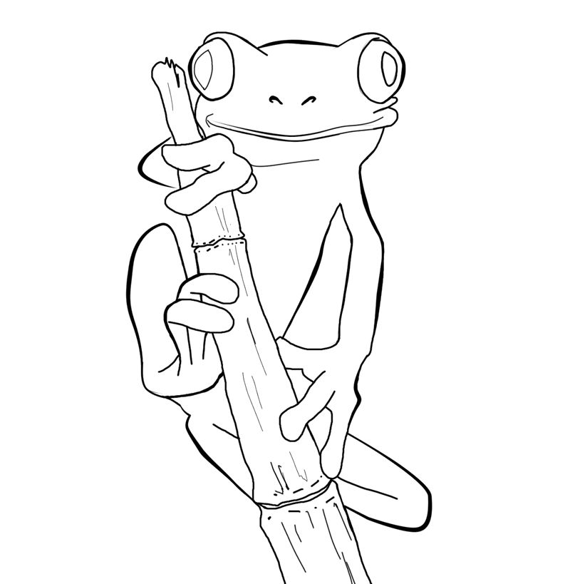Free Frog Coloring Pages To Print Out And Color