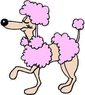French Poodle Clipart For A Poodle To Applique On