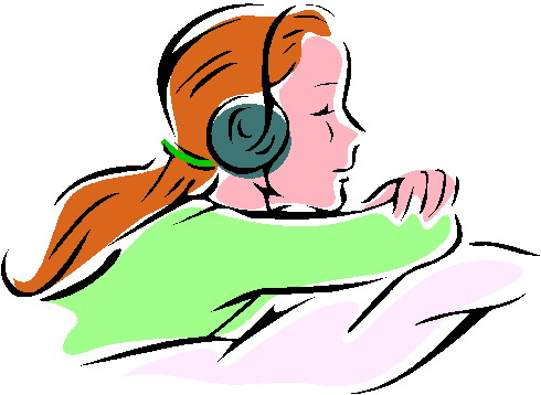 Listening To Ipod Clipart Listening To Music Clip Art