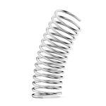 Metal Spring Isolated On A White Background