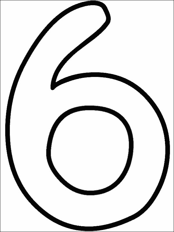 Numbers Coloring Pages   Print Numbers Pictures To Color At