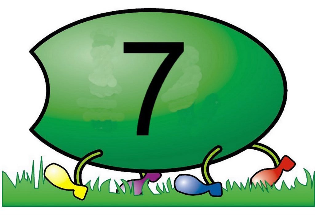 Numbers To Color Clipart