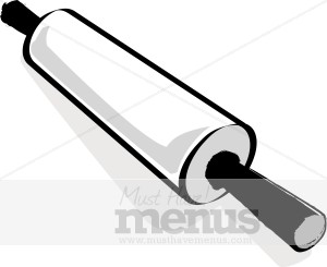 Rolling Pin Clip Art Black And White Lines Define A Simple Rolling Pin