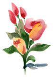 Roses Flowers Bouquet Stock Vectors Illustrations   Clipart