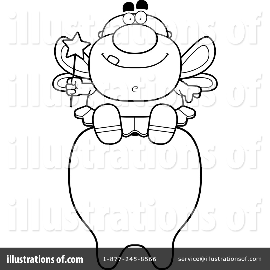 Tooth Fairy Clip Art Black And White  Rf  Tooth Fairy Clipart