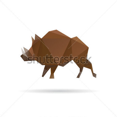 Wildlife   Wild Boar Abstract Isolated On A White Backgrounds