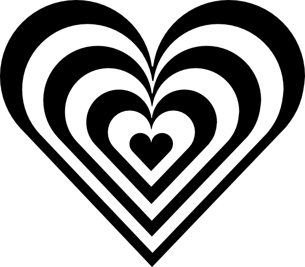 Zebra Heart Clip Art At Clker Com   Vector Clip Art Online Royalty