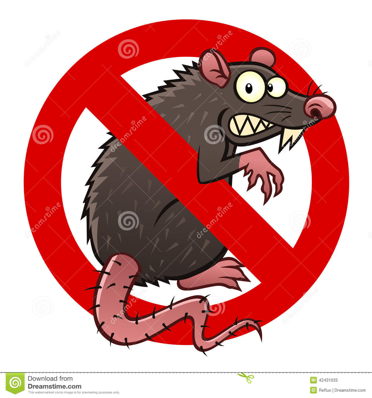 Anti Rat Sign Stock Vector   Image  42431033