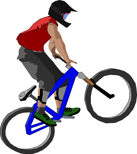 Bicycle Rider Clip Art   Invitation Templates
