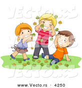 Boy Cousin Clipart Girl And 2 Boys Playing In
