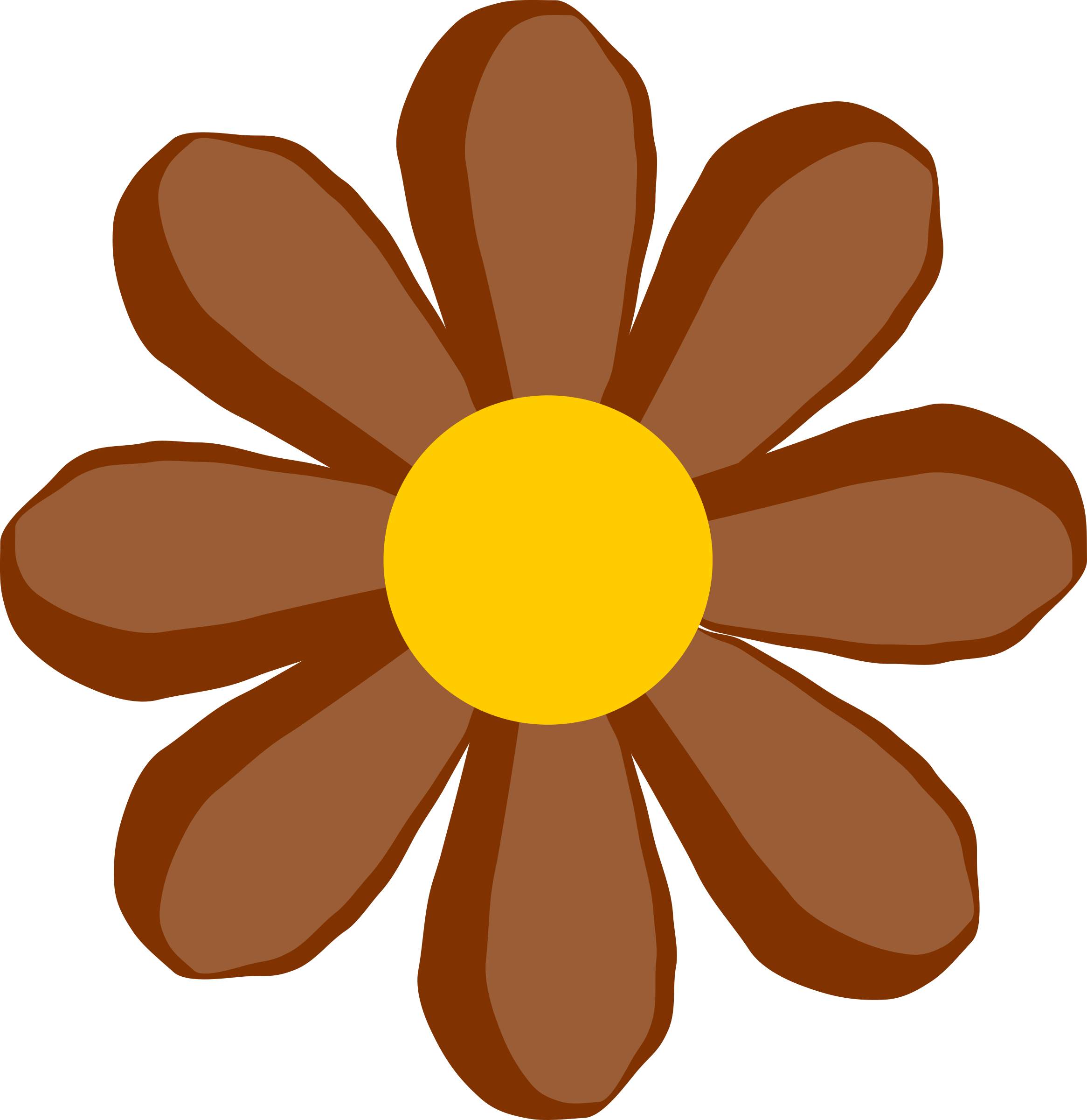 Brown Flower By Odysseus
