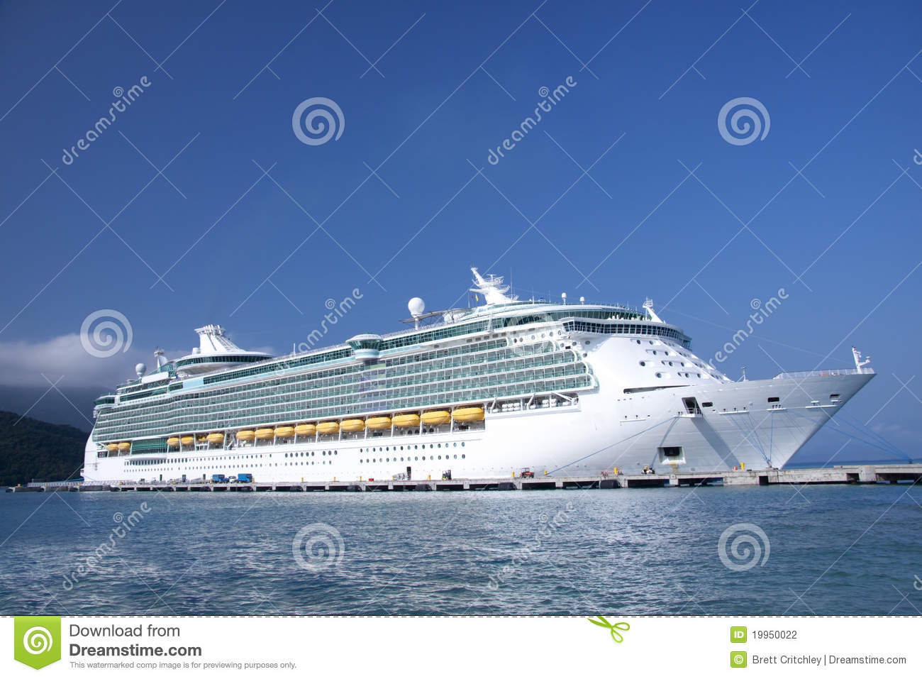 Caribbean Cruise Ship Stock Photography   Image  19950022