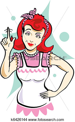 Clipart   Mom Or Mother In Cartoon Style  Fotosearch   Search Clip Art