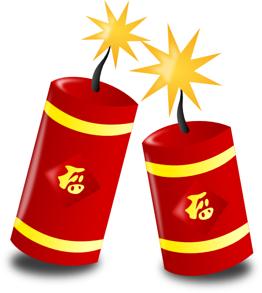 Free Chinese Firecracker 2 Clip Art