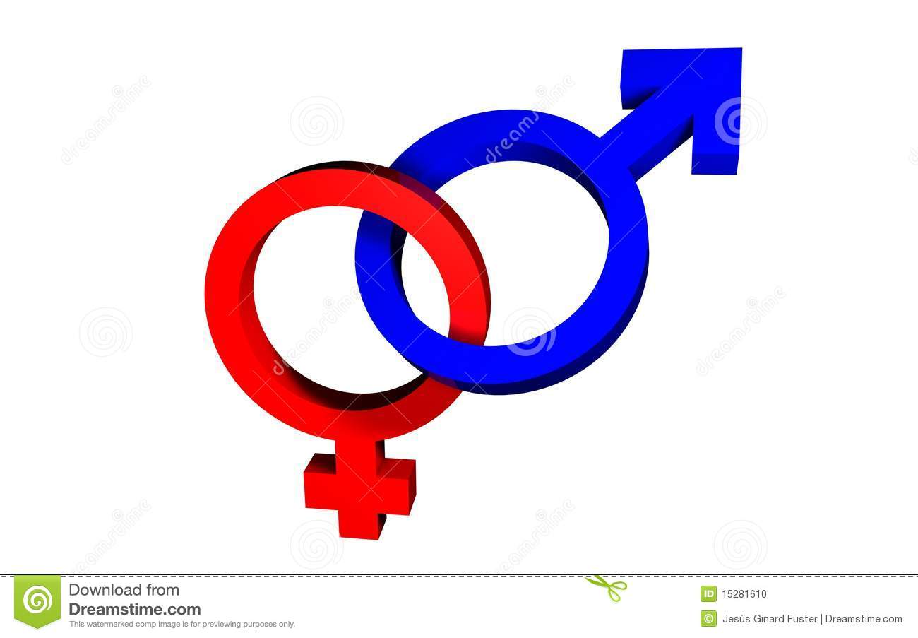 Male Female Symbols United Stock Photo   Image  15281610