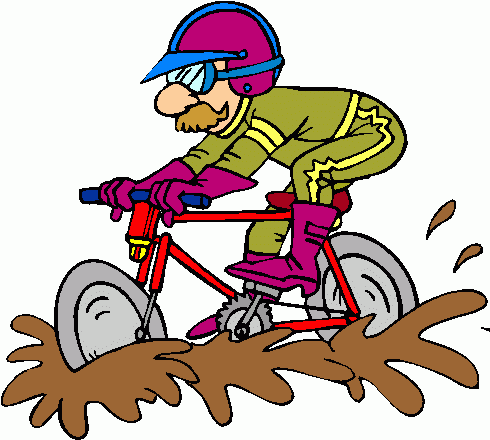 Mountain Bike Riding Clip Art Bike Clipart