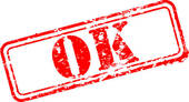 Ok Rubber Stamp Stock Illustrations   Gograph