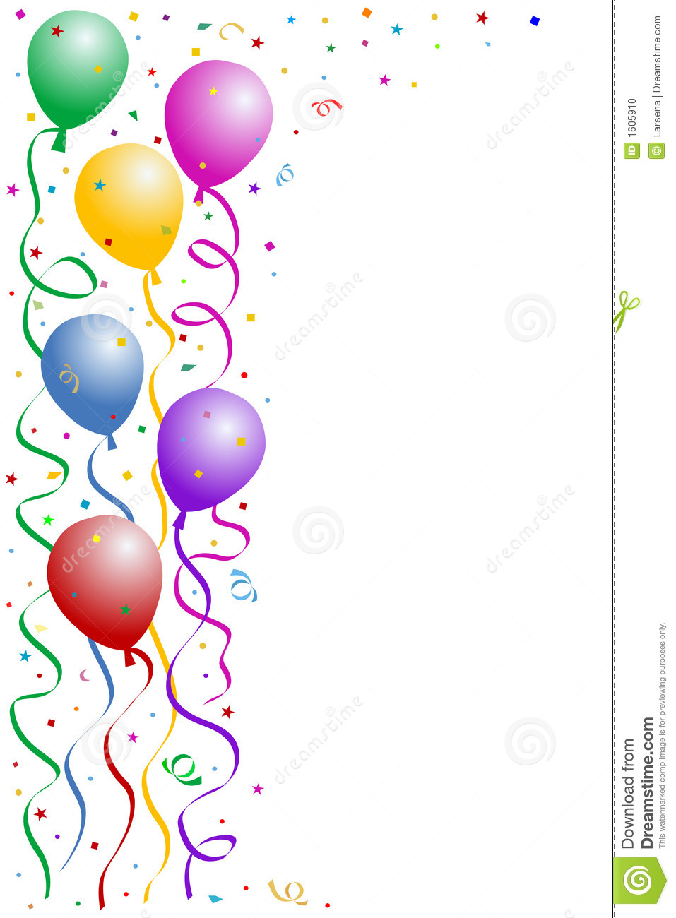 Party Balloons And Confetti   Clipart Panda   Free Clipart Images