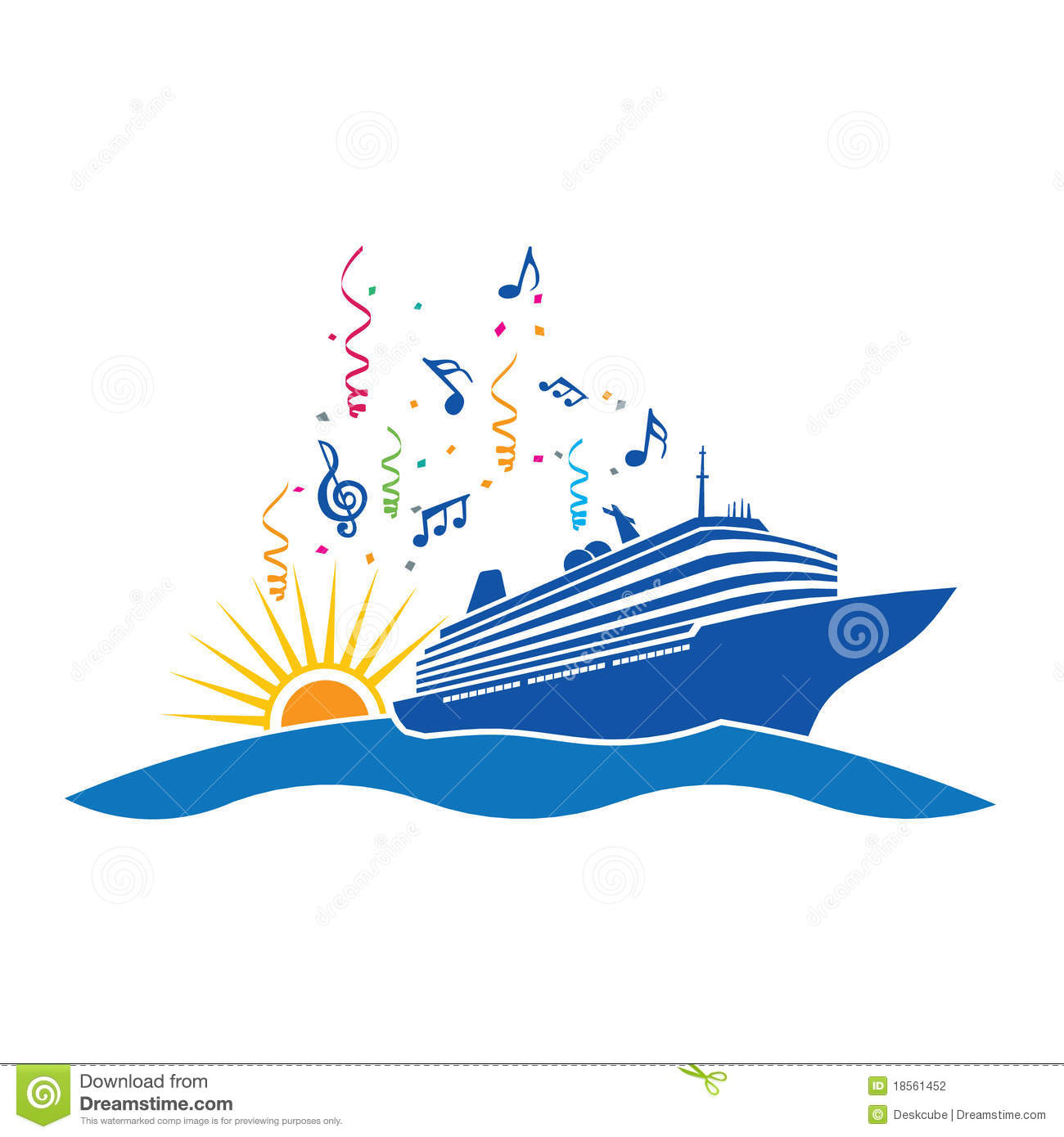 Party Cruise Logo Stock Photography   Image  18561452