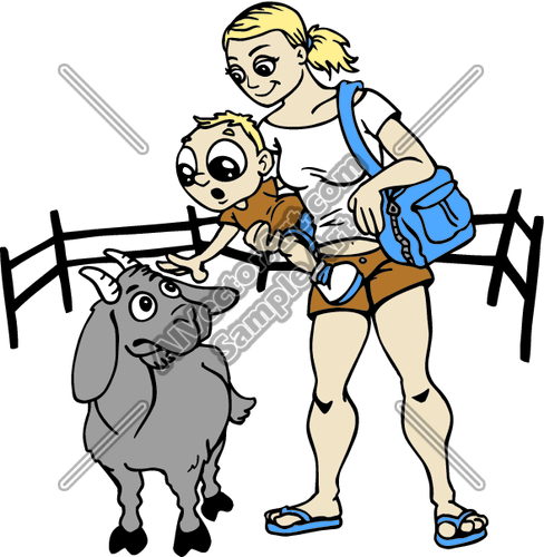 Pettingzoo2 Clipart And Vectorart  People   Families Vectorart And