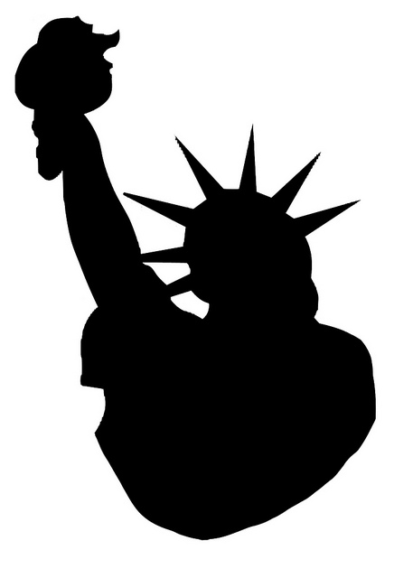 Silhouette Statue Of Liberty   Flickr   Photo Sharing    Clipart