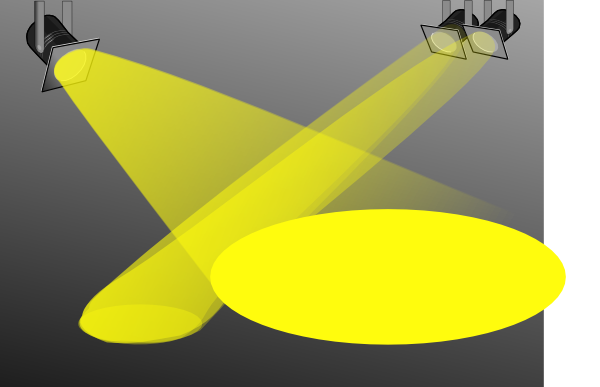 Spotlight Searchlight Clip Art At Clker Com   Vector Clip Art Online