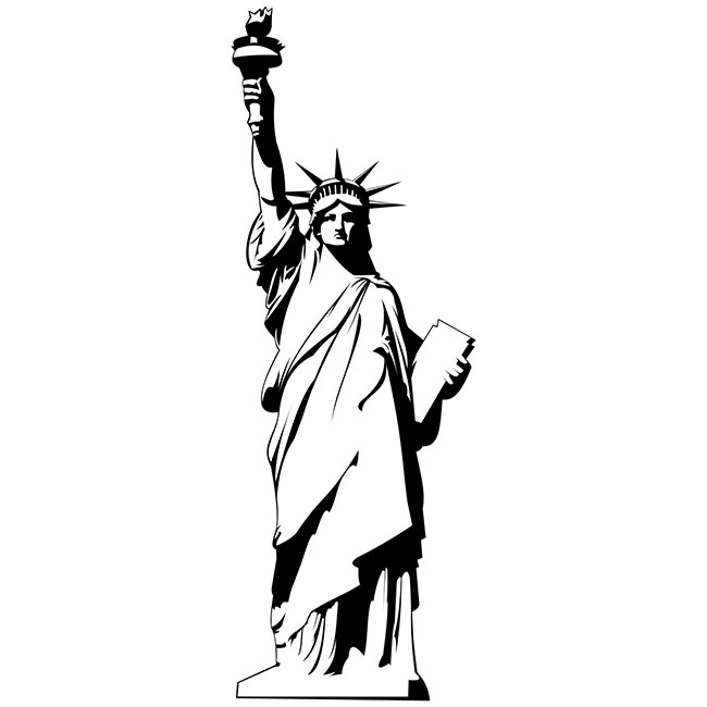 Statue Of Liberty   Free Vector Site   Download Free Vector Art