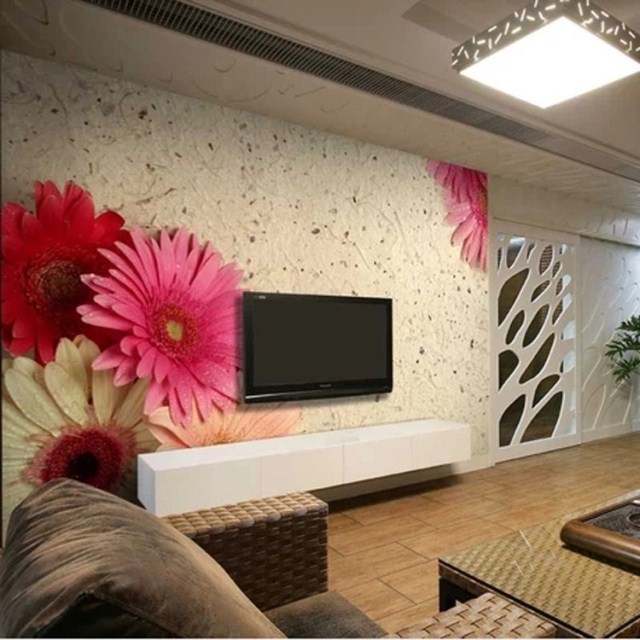 Tv Background Wallpaper Wallpaper Living Room Bedroom Sofa Large Mural