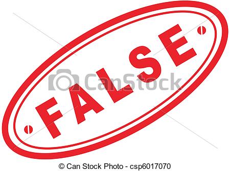 Vector Clipart Of False Word Stamp7   False In Vector Format    