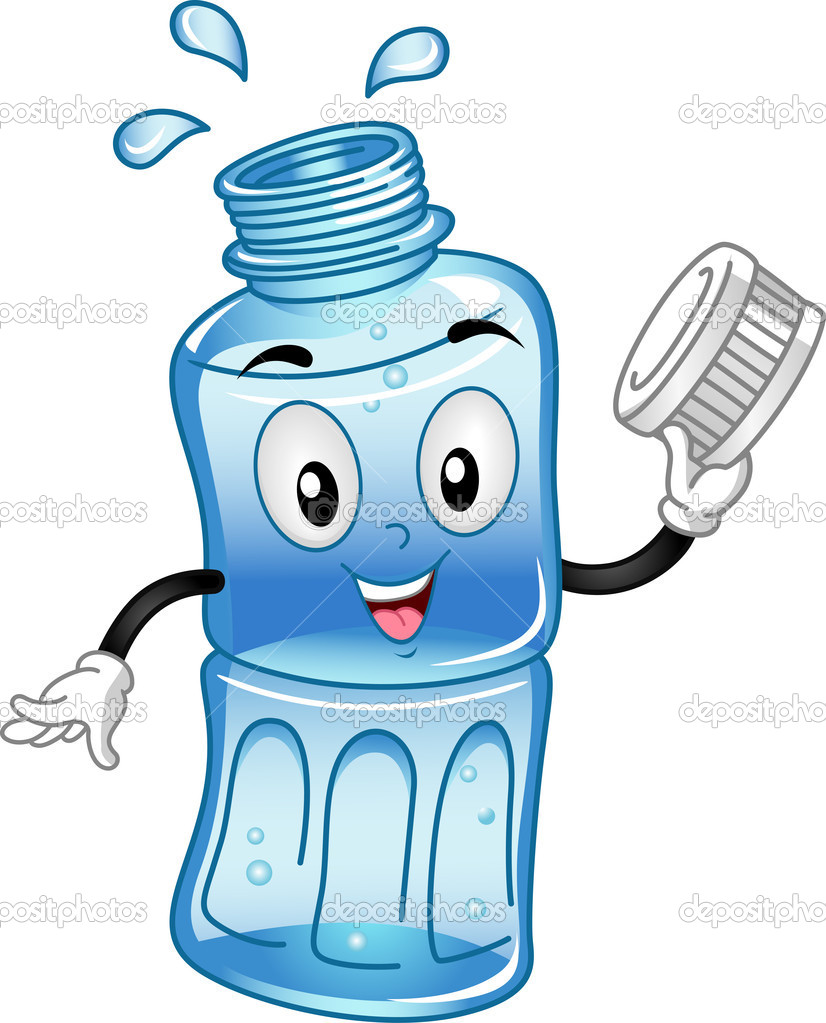 Bottled Water Mascot   Stock Photo   Lenmdp  11569918