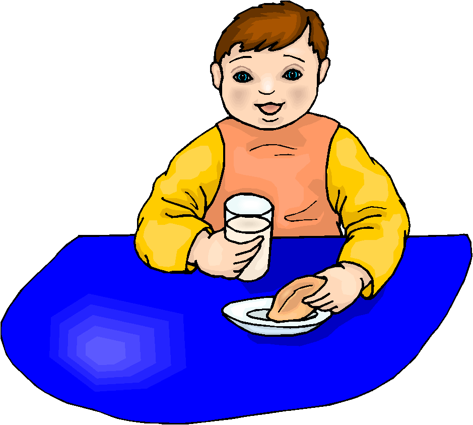 Boy Having Meal Free Clipart   Free Microsoft Clipart