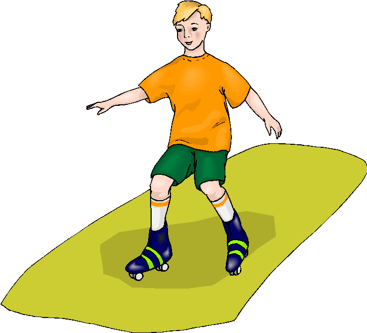 Boy Play Roller Skates Free Clipart   Free Microsoft Clipart