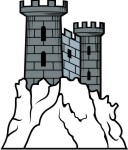 Castle Tower Clipart Black And White Castle 20clipart 20black 20and