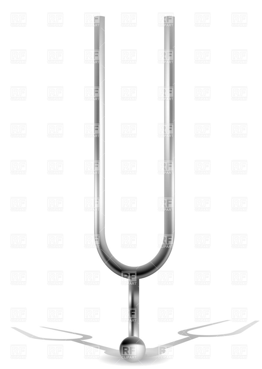 Clipart Catalog   Objects   Tuning Fork Download Royalty Free Vector    
