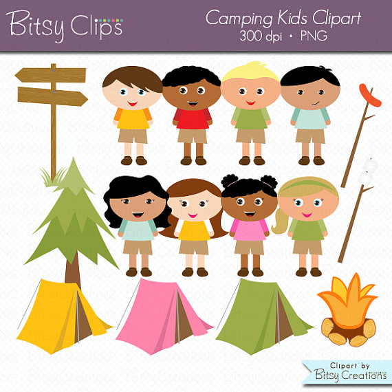     Clipart Commercial Use Clip Art Instant Download Summer Camp Clipart