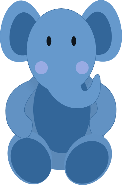 Elephant Clip Art At Clker Com   Vector Clip Art Online Royalty Free    
