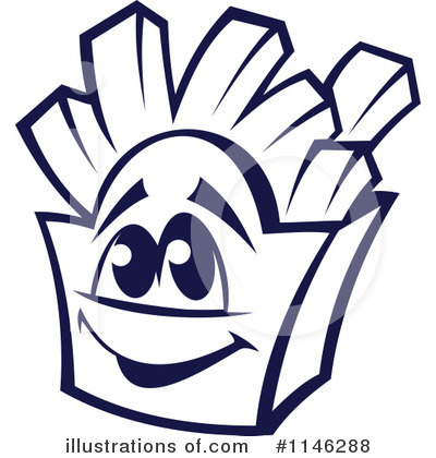 French Fries Clipart Black And White More Clip Art Illustrations Of