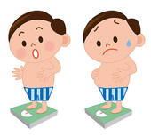 Measurement Of Body Weight   Royalty Free Clip Art