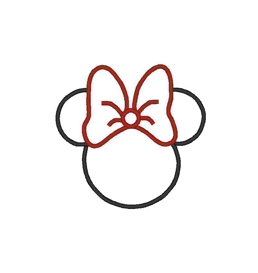 Minnie Mouse Head Clip Art Mickey And Minnie Mouse Head Clip Art