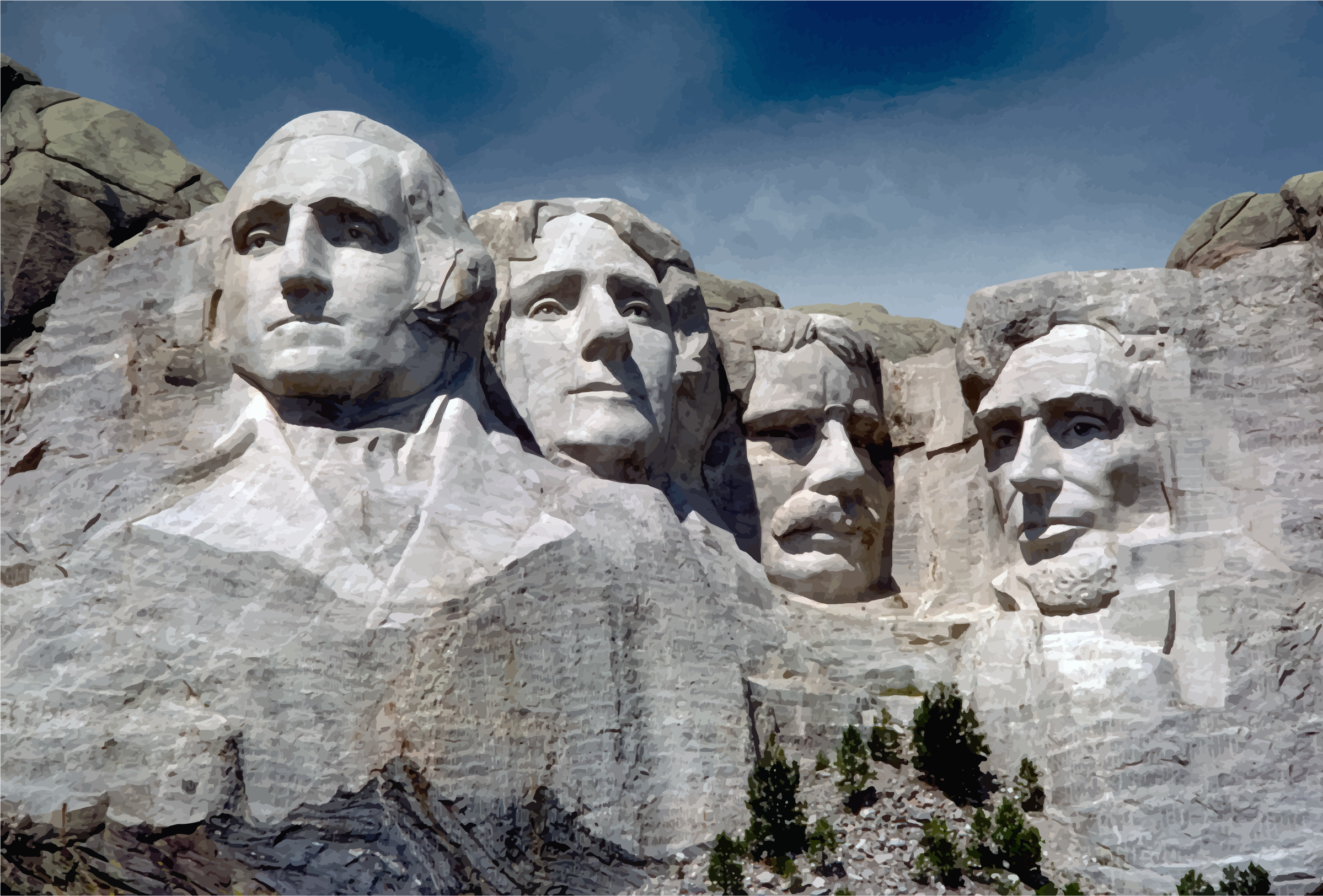 Mount Rushmore National Memorial By Gdj