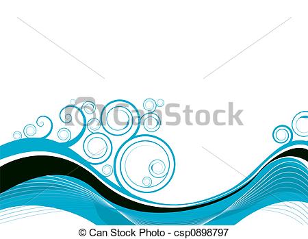 Stock Illustrations Of Swirl Wave   Water Inspired Image That Would